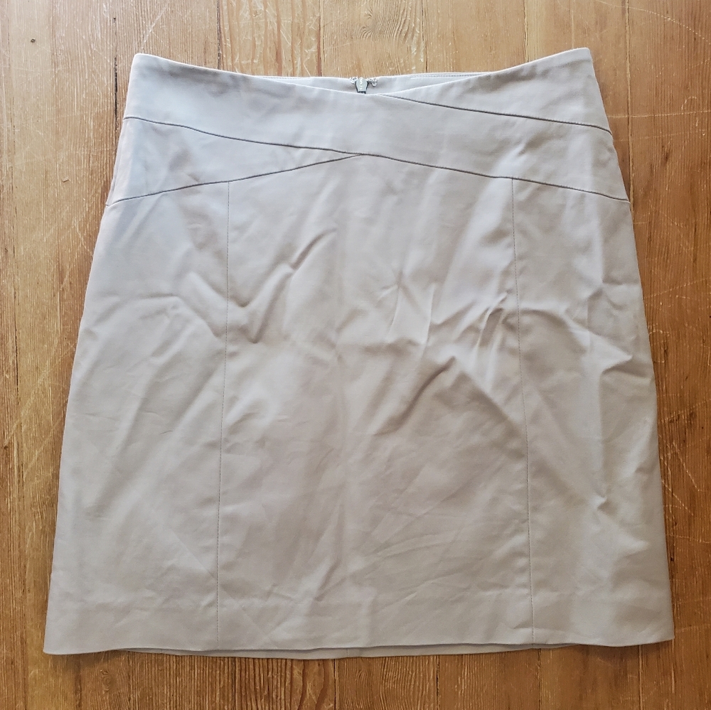 Banana Republic Skirt Womens Size 6 Mini Pencil Skirt Y2k 2000s Khaki Brown Tan